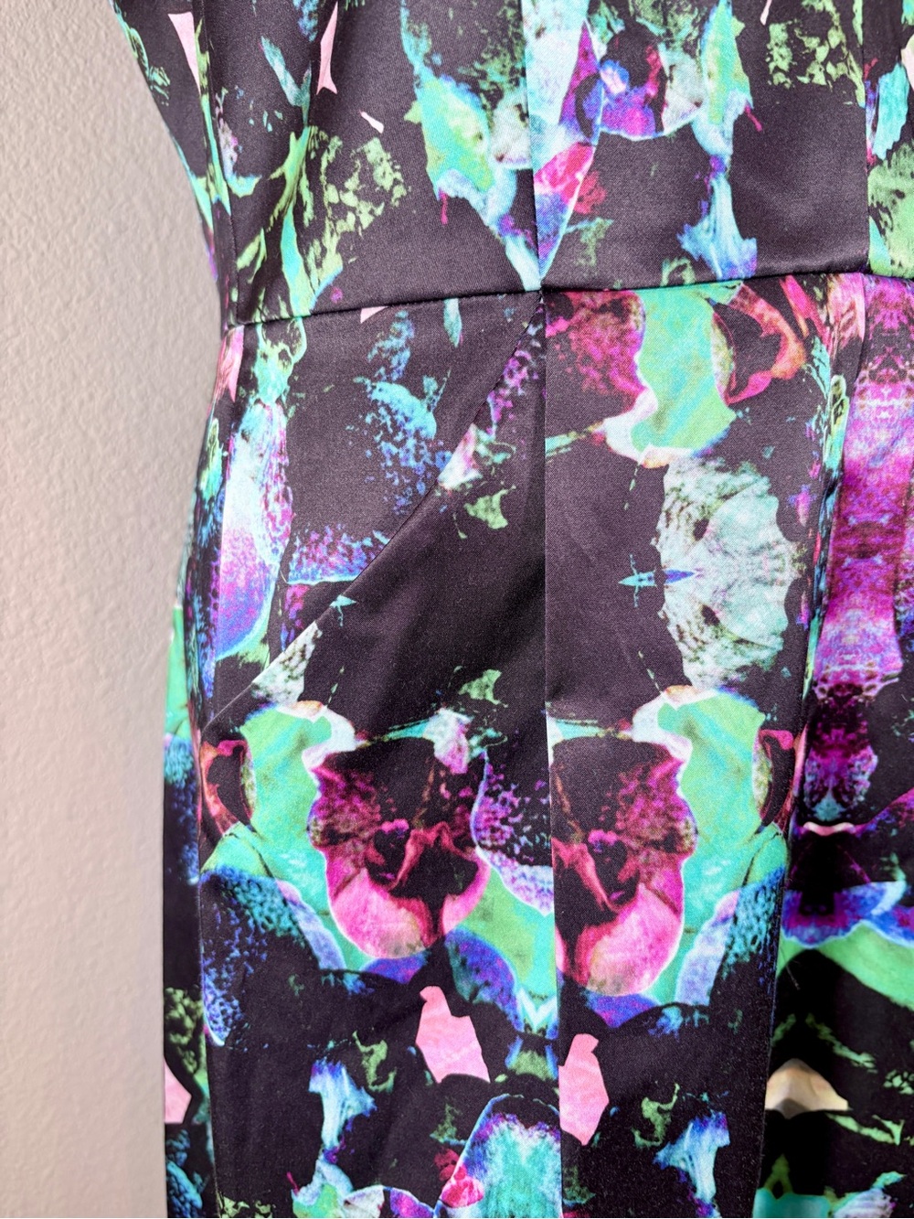 MILLY Coco Orchard Printed Sheath Dress Size 12 - Picture 6 of 10